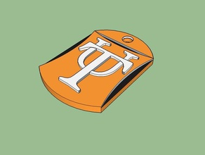 ut keychain keychains 3d tennessee 3d print model - Mito3D