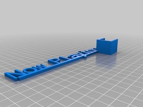 now playing shelf talker organization customized 3d print model - Mito3D