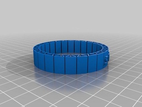social bracelet bracelets customized 3d print model - Mito3D