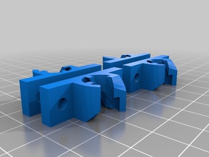 le montage de l'axe des y pla bagues 3d l'imprimante pièces openscad 3d print model - Mito3D