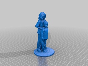 salman aisha persone scansione-a-rama 3d print model - Mito3D