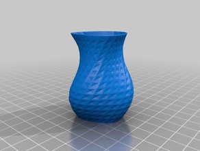 cool easy vase containers flower made office 3d print model - Mito3D
