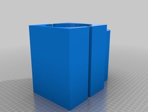 hormigón recipiente de café hobby personalizado 3d print model - Mito3D