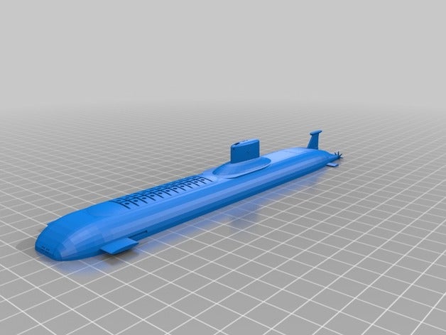 desktop submarine red october vehicles 3D print model - Mito3D