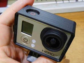 gopro hero3 minimal de cas la caméra nu 3d print model - Mito3D
