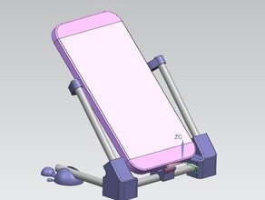 o apoio celular telefone de suporte 3d print model - Mito3D