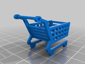 pinypon shopping cart 3d-drucken 3d print model - Mito3D