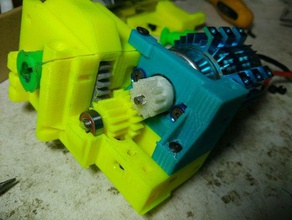 openrc truggy gear box central differential house r c vehicles openscad rc 3d print model - Mito3D