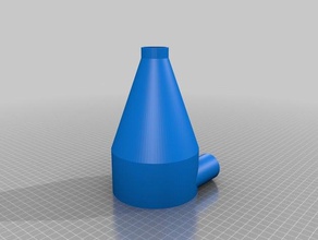 meine angepasste cyclone separator Werkzeugmaschinen kundengebundene 3d print model - Mito3D