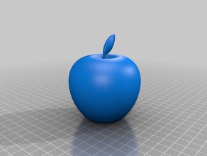 apple, il logo 3d lasciare attaccato apple hobby 3d print model - Mito3D