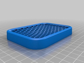 rectangular soap dish open bottom bathroom 3d print model - Mito3D