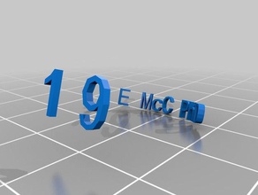19 anello e mcc anelli su misura 3d print model - Mito3D