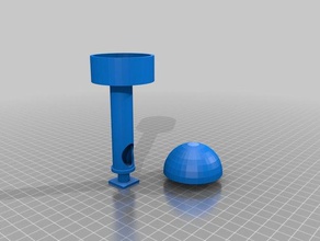tally tower hotshoe w cover sphere 3d printing 3d print model - Mito3D