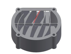 fan-air-guider 40mm fans Imprimante 3d accessoires ventilateur de montage du la circulation l'air fan titulaire ultimaker d'origine 3d print model - Mito3D