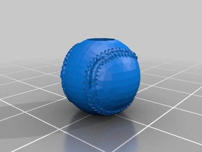 beyzbol çekicilik bilezik pandora 3d print model - Mito3D
