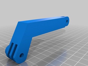 gopro dritto montaggio hobby avanti mount 3d print model - Mito3D