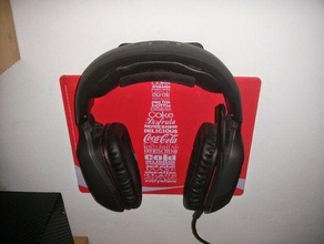 headphone wall mount audio headphone wall mount 3d print model - Mito3D