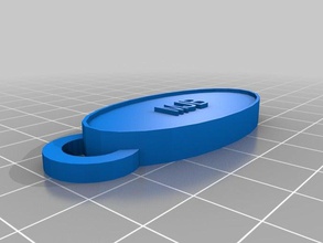 dhs 2013 trousseau de clés porte-clés personnalisé 3d print model - Mito3D
