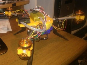 Projekt vector mini hexa y6 schließen hobby fpv hexacopter mobius 3d print model - Mito3D