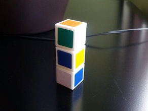 rubik's cuboid 1x1x3 - print place puzzles rubik rubiks cube 3d print model - Mito3D