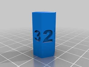 hex cylinder rolling die dice d6 magic gathering mtg 3d print model - Mito3D