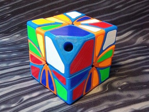 asimmetrico dino 2x2 cubo di rubik giocattoli meccanici puzzle rubiks cube 3d print model - Mito3D