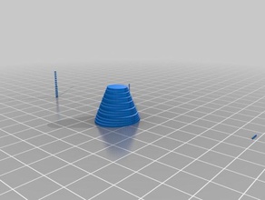 penile strain gauge calibration cone 3d print model - Mito3D