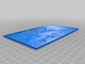 il gelo 2d art su misura 3d print model - Mito3D