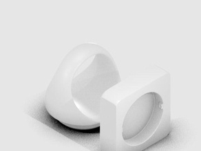 my frame ring size 12 rings 3d print model - Mito3D