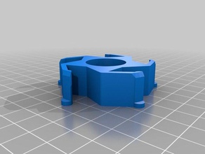 53mm personnalisé bobine hub adaptateur L'imprimante 3d de pièces 3d print model - Mito3D