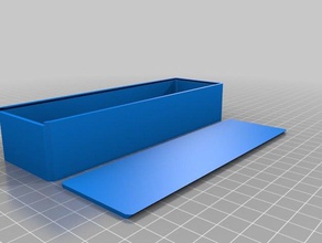 özelleştirilmiş parametrik benim üst kutu sürgülü yuvarlak kaplar 3d print model - Mito3D