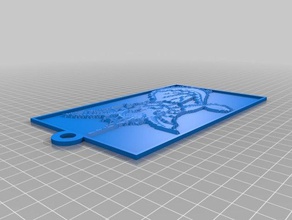 vaporeon lithopane 2d art customized 3d print model - Mito3D