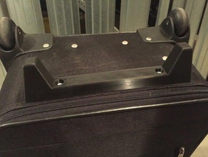 case foot replacement parts suitcase 3d print model - Mito3D