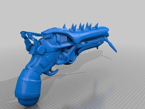 destiny exotic sidearm dregs promise 1 scale games game weapon 3d print model - Mito3D