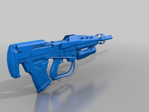 destiny exotic scout rifle fate all fools 1 scale games game weapon 3d print model - Mito3D