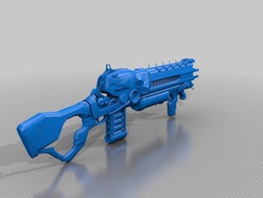 destin exotiques fusil de chasse seigneur des loups 1 l'échelle jeux cosplay jeu le l'arme prop 3d print model - Mito3D