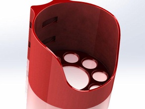 trampoline mug holder outdoor & garden berg 3d print model - Mito3D