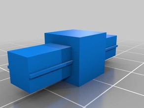 my customized connectors aluminium bars ext 3d print model - Mito3D