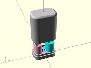 spazzolino set 10 bagno cd elettrico testa oral-b puck3d testina da denti 3d print model - Mito3D