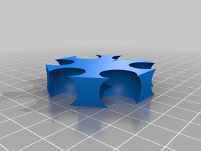 dôme géodésique de connecteurs sculptures 3d print model - Mito3D