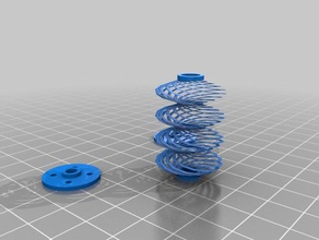 meine angepasste ekobots - spiralspring Physik & Astronomie kundengebundene 3d print model - Mito3D