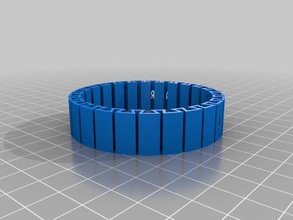 bar mitzvah pulseira pulseiras personalizado 3d print model - Mito3D