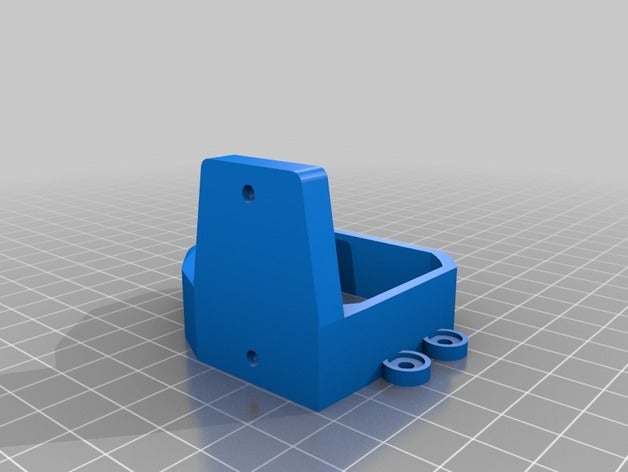 reprap prusa i3 mk8 extrusora de montagem Impressora 3d peças monte x-achse 3D print model - Mito3D