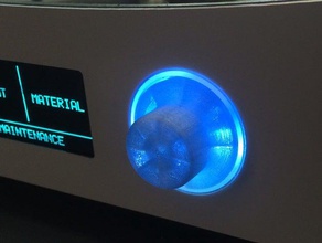 ultimaker 2 değiştirme düğmesi 3d yazıcı aksesuarları 3d print model - Mito3D