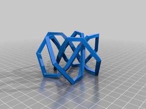 like flower stand knot math art 3d print model - Mito3D