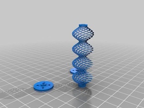 mi personalizados ekobots - spiralspring de física y astronomía personalizado 3d print model - Mito3D