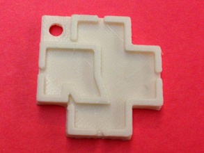 rammstein Schlüsselanhänger doppelseitig Zubehör 3d print model - Mito3D