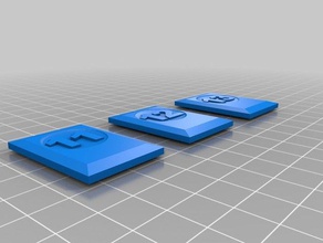 rummikub set Spiele - Karte-Spiel Kachel-Spiel 3d print model - Mito3D