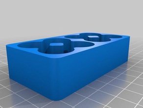 my customized battery tray 18650 higher organization 3d print model - Mito3D