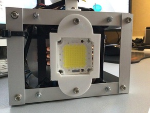 Solar lamba detay açtı diy led 3d print model - Mito3D